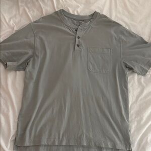 Men's Redhead Short-Sleeve Henley Pocket Tee - Stone Gray